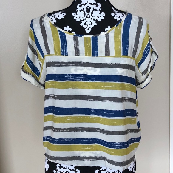 Multicolored Striped Top - Picture 3 of 6